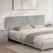 Testiera da Muro HOORN Grigio Cemento Legno ingegnerizzato 897378