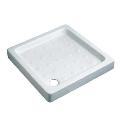 Piatto Doccia Quadrato in Ceramica Bolle H10 - Misura: 70 x 70 x H 10 cm