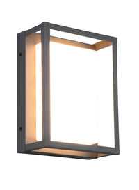 Applique da Esterno a LED SMD in Metallo Antracite