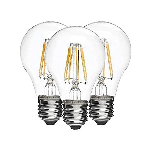 LAMPADA GOCCIA FILAMENTO LED A60 9W E27 3000K TRIPACK DI VIVIDA