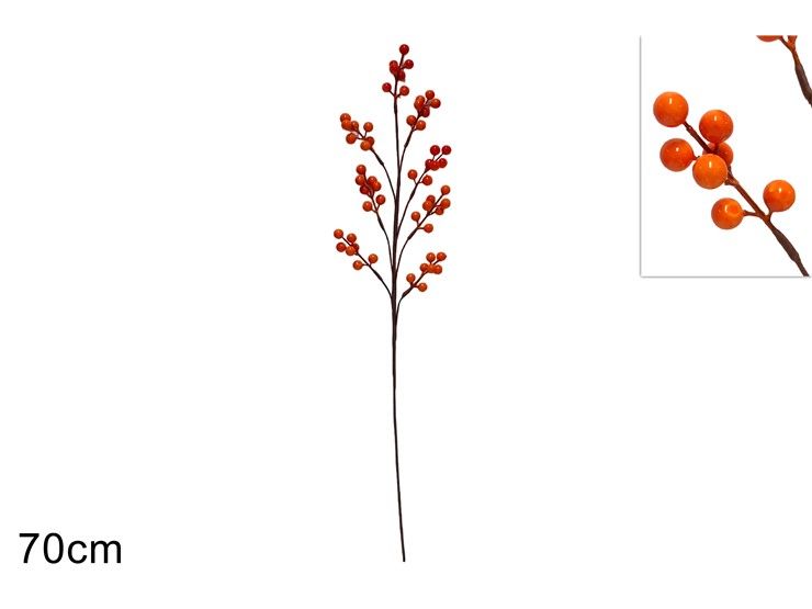 STELO BACCHE AUTUNNALI DECORATIVO ALTO 70CM DI DUESSE