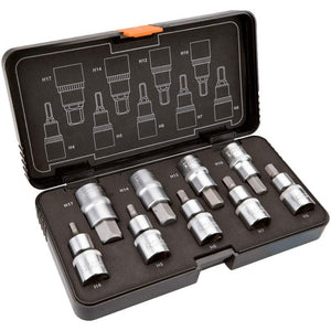 Topex 08-705 chiave esagonale co con bussola 55 mm 9 pezzi assort