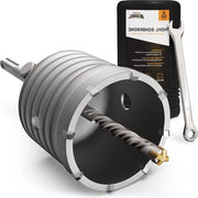 Boorkroon 68mm SDS Plus [8 denti in acciaio duro] - martello a saldatura inox - Bekerfrees per Cemento Murale Gesso Plastrelle Poroton - Boorbit Bekerfrees e Murabeker - set professionale