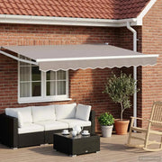 Telaio per tende da sole retrattile manuale Bianco 3,5 x 2 m 42024177