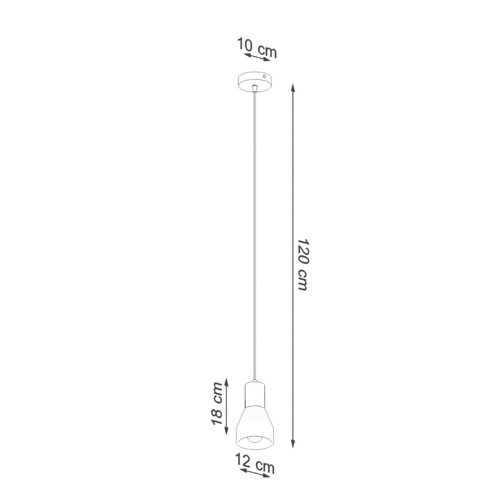 Lampada a sospensione QUBIC grigio