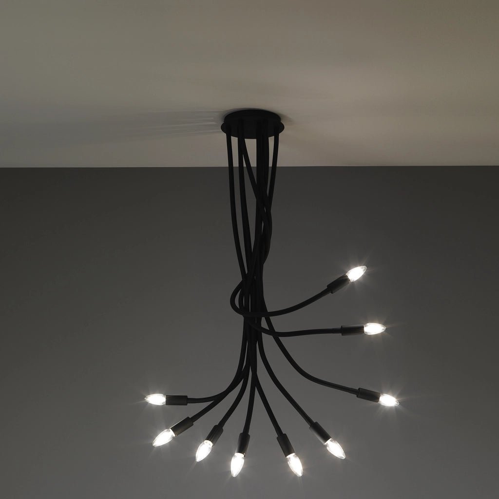 Lampadario ORIX nero