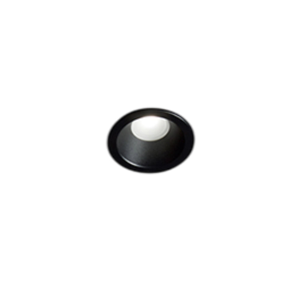 Faretto Incasso Moderno Oasis Metallo Nero 1 Luce Gu10 Ip20 D9
