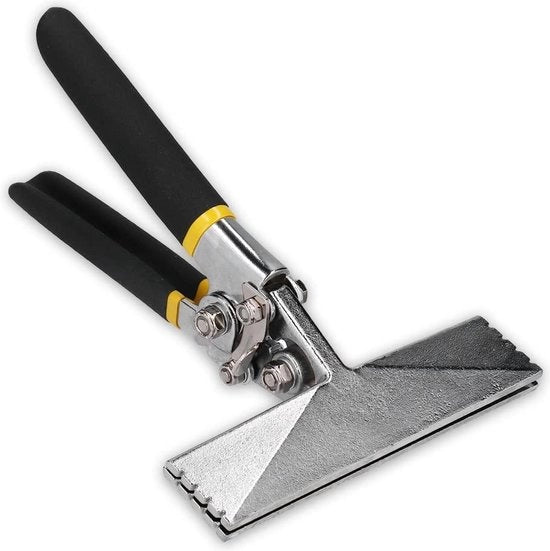 Seoferro a Mano 8 Pollici con Manubri Antiscivolo - Piastra di Raccordo per Flessione e Lisciatura - Strumenti per Lavorazione di Piastra