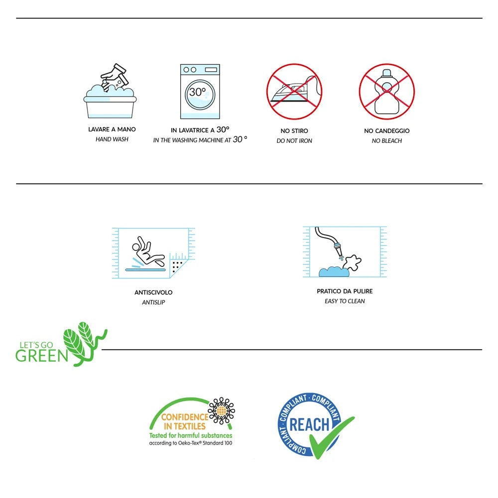 TAPPETO SURF 45X75CM COLLEZIONE 18