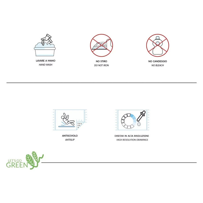 ZERBINO NEON 40X60CM IN GOMMA