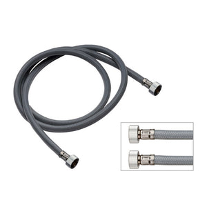 Flessibili per doccia retinato metallizzato in pvc doppia ghiera