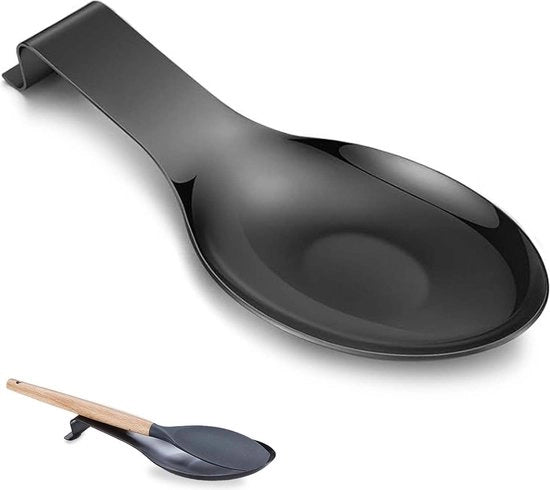 Sostituto di Cucchiaio - Nera - Acciaio Inossidabile - Piastra Cottura - Cucina - Cucchiaio Cottura