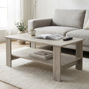 Tavolino da Salotto con ripiano Moderno in Legno Composito 100x40 - JONNY
