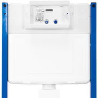 Supporto Da Incasso Per Vasi Wc Con Bottone F Cromo