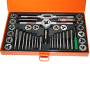 Trade Shop - Filiera 40 Pz Filiere Maschi E Femmine X Filettatura Ferro In Valigetta -
