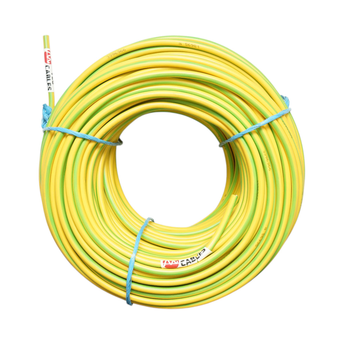 Cavo di messa a terra in rame 16mm giallo-verde MYF H07V-K, isolamento in PVC 450/750V 100m/rotolo