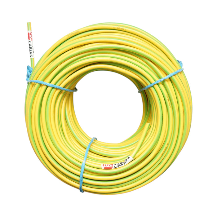 Cavo di messa a terra in rame 16mm giallo-verde MYF H07V-K, isolamento in PVC 450/750V 100m/rotolo