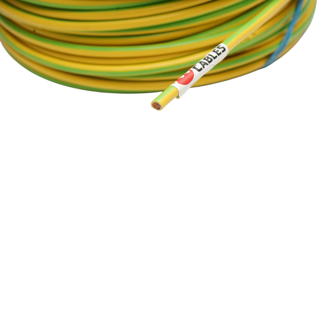 Cavo di messa a terra in rame 16mm giallo-verde MYF H07V-K, isolamento in PVC 450/750V 100m/rotolo