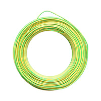 Cavo di messa a terra in rame 2,5 mm giallo-verde FY H07V-U, isolamento in PVC 450/750 V 100 m/rotolo