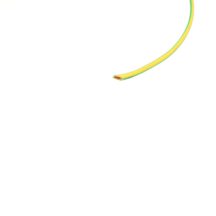 Cavo di messa a terra in rame 6mm giallo-verde MYF H07V-K, isolamento in PVC 450/750V 100m/rotolo