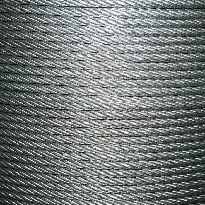 Cavo per verricello in acciaio 6x25 fi 11mm con anima metallica, 1000m/rotolo