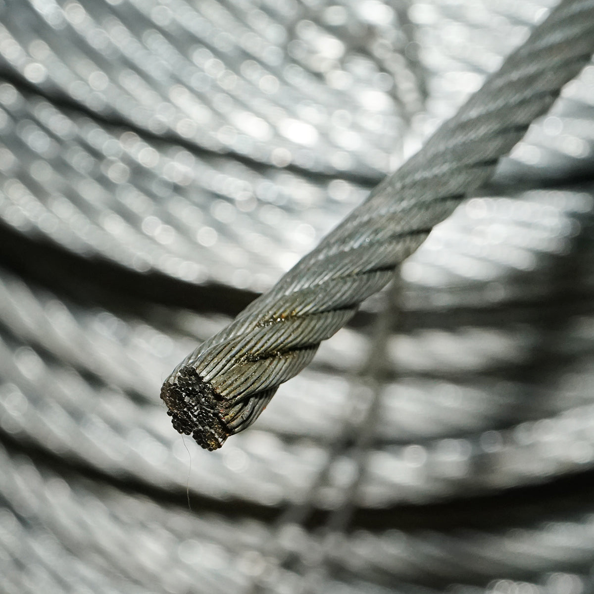 Cavo per verricello in acciaio 6x25 fi 11mm con anima metallica, 80m/rotolo