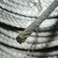 Cavo per verricello in acciaio 6x25 fi 11mm con anima metallica, 80m/rotolo