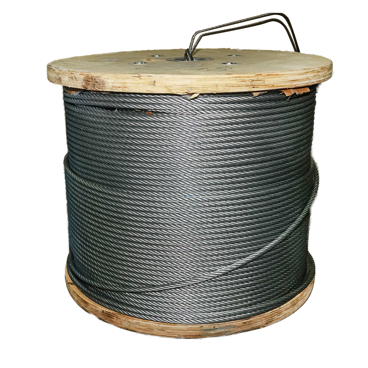 Cavo per verricello in acciaio 6x25 fi 13mm con anima metallica, 1000m/rotolo