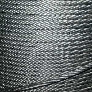 Cavo per verricello in acciaio 6x25 fi 13mm con anima metallica, 1000m/rotolo