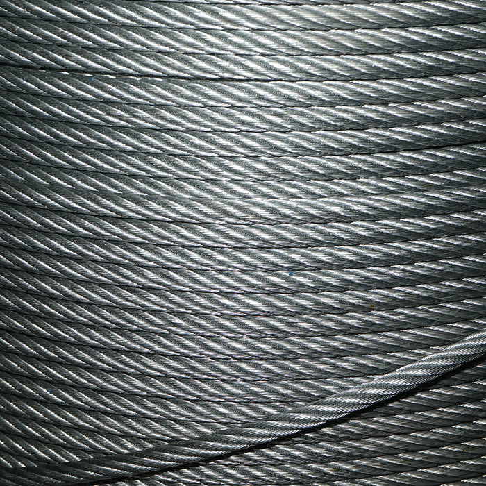 Cavo per verricello in acciaio 6x25 fi 13mm con anima metallica, 1000m/rotolo