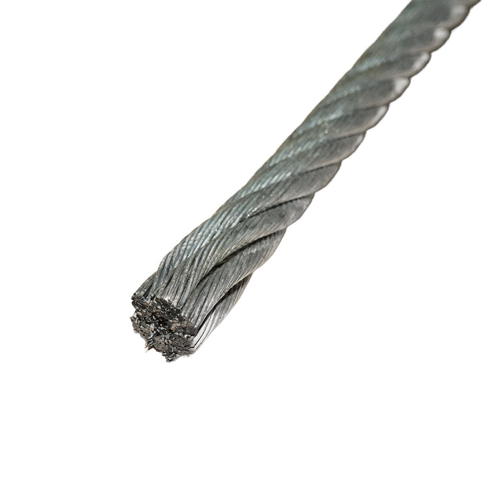 Cavo per verricello in acciaio 6x25 fi 13mm con anima metallica, 1000m/rotolo