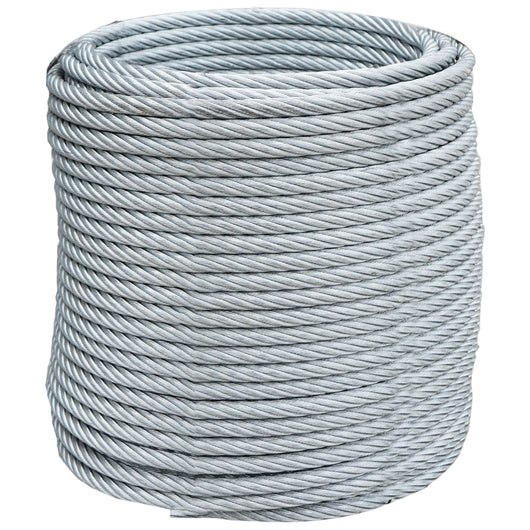Cavo per verricello in acciaio 6x25 fi 13mm con anima metallica, 70m/rotolo