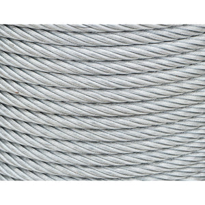 Cavo per verricello in acciaio 6x25 fi 13mm con anima metallica, 70m/rotolo