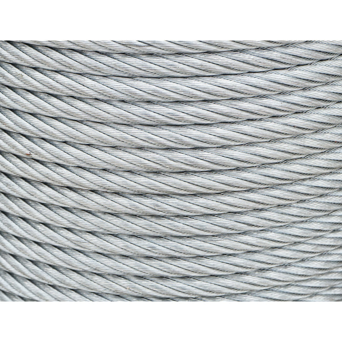 Cavo per verricello in acciaio 6x25 fi 13mm con anima metallica, 70m/rotolo