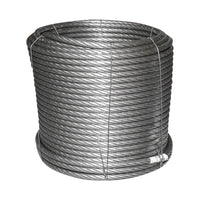 Cavo per verricello in acciaio 6x25, Ø 13mm, 0,95kg/1m, con anima metallica, 40m/rotolo