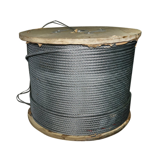 Cavo per verricello in acciaio 6x37 fi 14mm con anima metallica, 1000m/rotolo