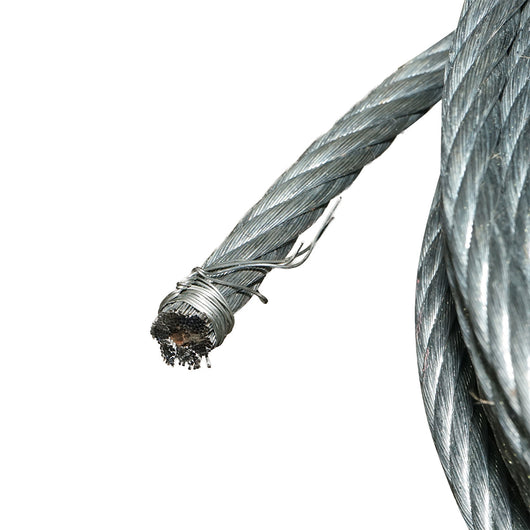 Cavo per verricello in acciaio 6x37 fi 14mm con anima metallica, 50m/rotolo