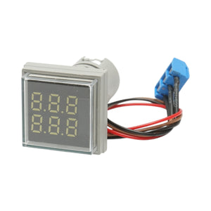 Contatore digitale a LED bianco 0-999999, 220V/380V AC Ø 22mm Breckner Germany