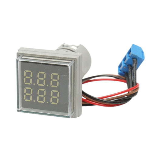 Contatore digitale a LED bianco 0-999999, 220V/380V AC Ø 22mm Breckner Germany