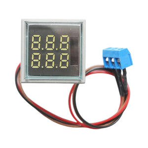 Contatore digitale a LED bianco 0-999999, 220V/380V AC Ø 22mm Breckner Germany