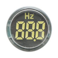 Indicatore di frequenza digitale amperometro LED bianco 0-99Hz Ø 22mm Breckner Germany