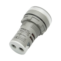 Indicatore di frequenza digitale amperometro LED bianco 0-99Hz Ø 22mm Breckner Germany
