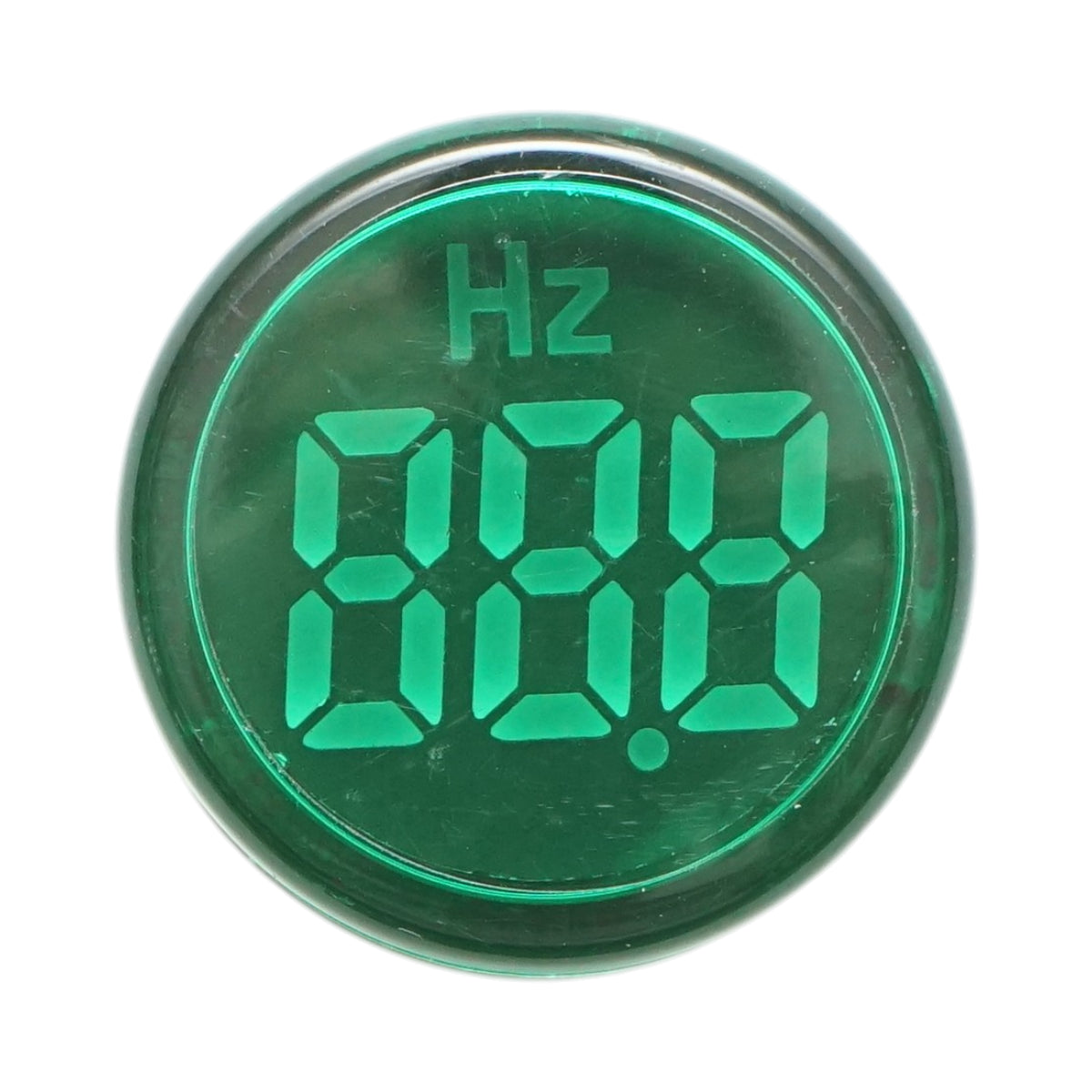 Indicatore di frequenza digitale amperometro LED verde 0-99Hz Ø 22mm Breckner Germany