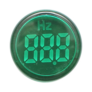 Indicatore di frequenza digitale amperometro LED verde 0-99Hz Ø 22mm Breckner Germany