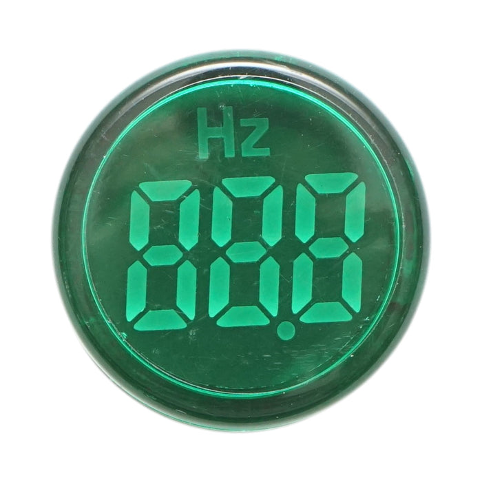 Indicatore di frequenza digitale amperometro LED verde 0-99Hz Ø 22mm Breckner Germany