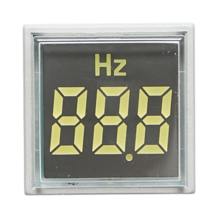 Indicatore di frequenza digitale LED bianco 0-99Hz Ø 22mm Breckner Germany