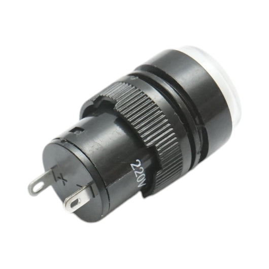 Indicatore di segnale industriale LED bianco 220V Ø 16mm Breckner Germany