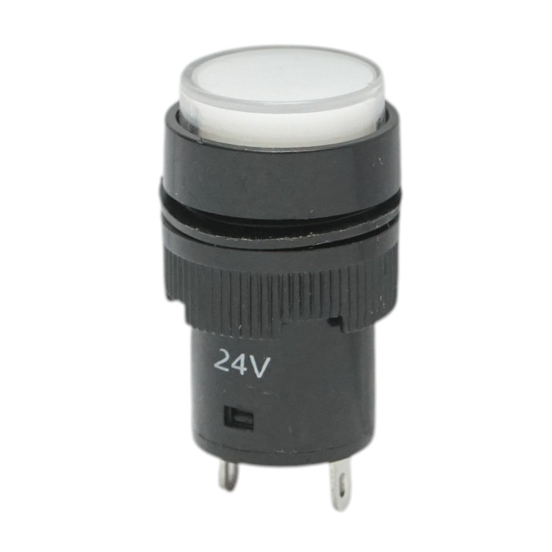 Indicatore di segnale industriale LED bianco 24V Ø 16mm Breckner Germany