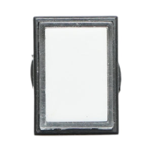 Indicatore di segnale industriale LED bianco 24V Ø 16mm quadrato Breckner Germany