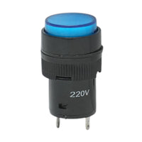 Indicatore di segnale industriale LED blu 220V Ø 16mm Breckner Germany